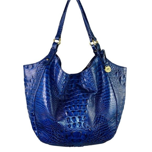 Brahmin Handbags - Brahmin Blue Croc Embossed Leather Tote Bag
Jaqueline